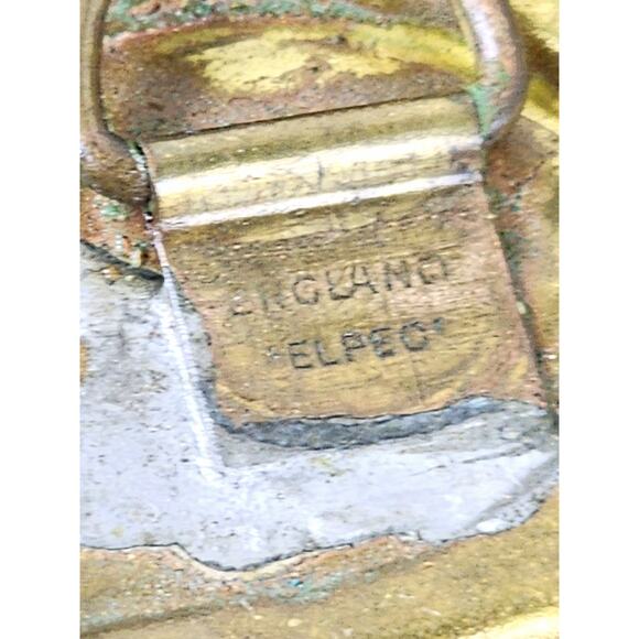 Elpec England Brass Embossed Fruit Wall Hanging Plaques 7 1/2" Home Decor 80s x4 - Picture 11 of 16